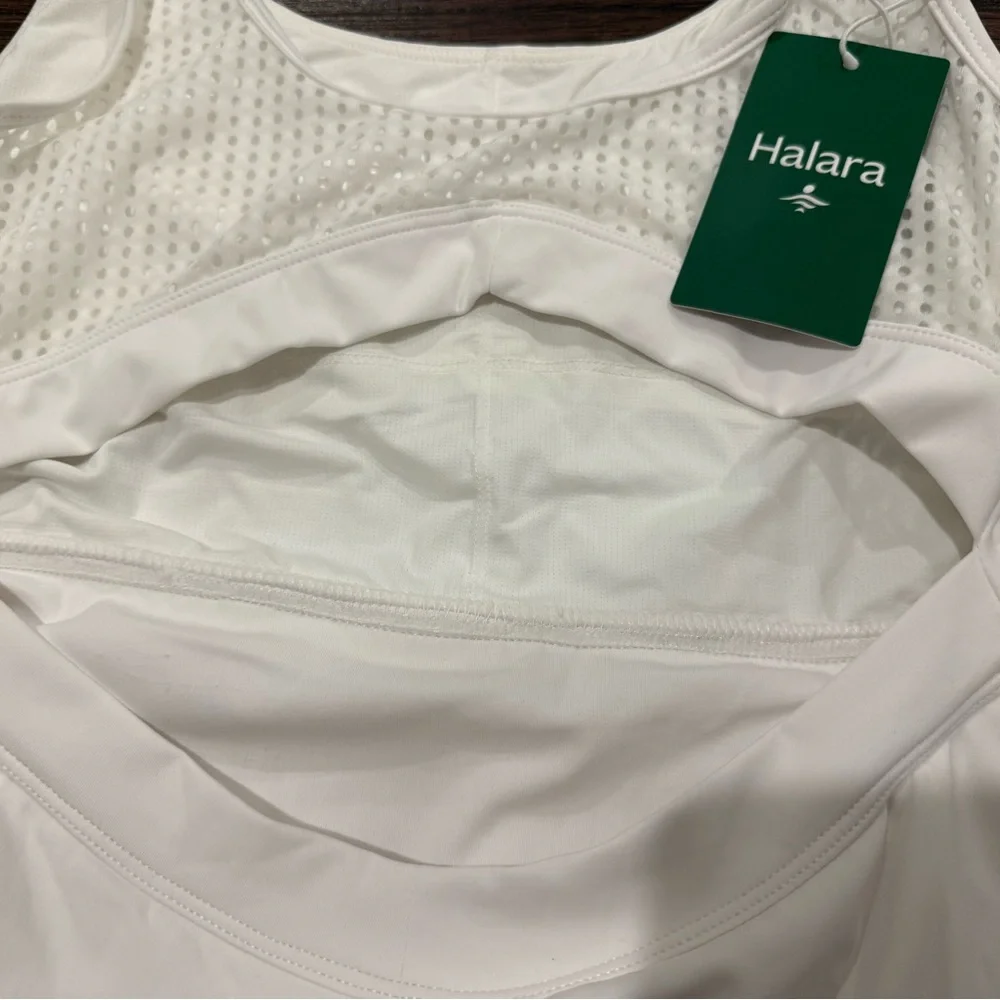 HALARA SoftlyZero™ Airy Cut Out 2-in-1 Pocket Cool Touch Mini Tennis Dress - Picture 3 of 4